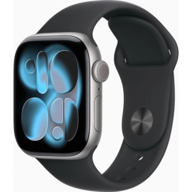 Смарт-годинник Apple Watch Series 11 GPS 42mm Space Grey Aluminium Case with Black Sport Band - S/M (MEQW4RK/A)-3-зображення