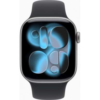 Смарт-годинник Apple Watch Series 11 GPS 42mm Space Grey Aluminium Case with Black Sport Band - S/M (MEQW4RK/A)-4-зображення