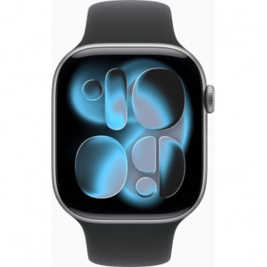 Смарт-годинник Apple Watch Series 11 GPS 46mm Space Grey Aluminium Case with Black Sport Band - M/L (MEV44RK/A)-4-зображення