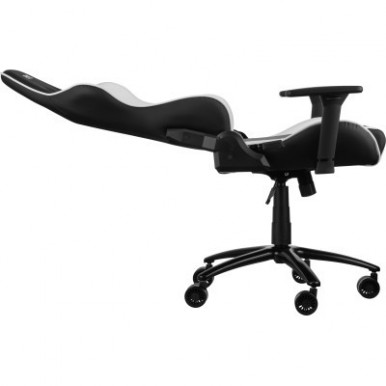 Кресло 2E GAMING BUSHIDO II, ПУ кожа, 3D-Armrests, чёрно-белый-22-изображение