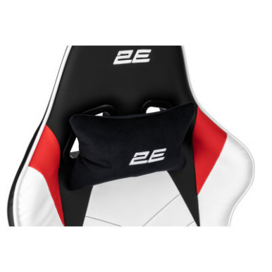 Кресло 2E GAMING BUSHIDO II, ПУ кожа, 3D-Armrests, чёрно-белый-23-изображение