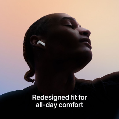 Навушники Apple AirPods 4 (MXP63ZE/A)-10-зображення