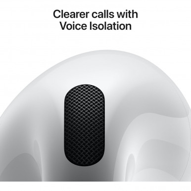Навушники Apple AirPods 4 (MXP63ZE/A)-12-зображення