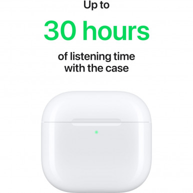 Навушники Apple AirPods 4 (MXP63ZE/A)-13-зображення