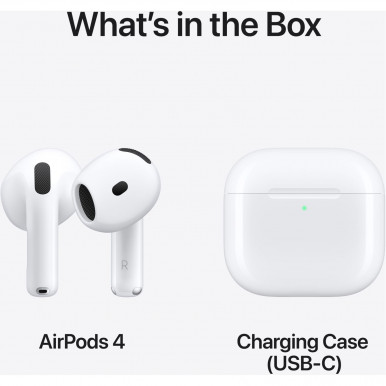 Навушники Apple AirPods 4 (MXP63ZE/A)-15-зображення