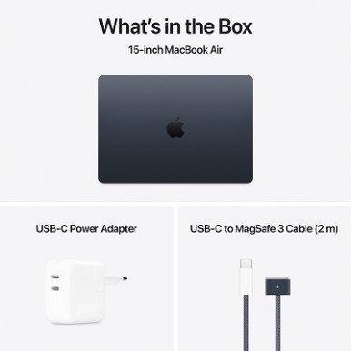 Ноутбук Apple MacBook Air 15.3" M4 16/256GB 2025 (MW1L3UA/A) Midnight-21-зображення