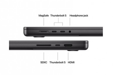 Ноутбук Apple MacBook Pro 16" M4 Pro 24/512GB 2024 (MX2X3UA/A) Space Black-14-зображення