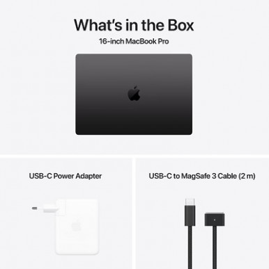 Ноутбук Apple MacBook Pro 16" M4 Pro 24/512GB 2024 (MX2X3UA/A) Space Black-15-зображення