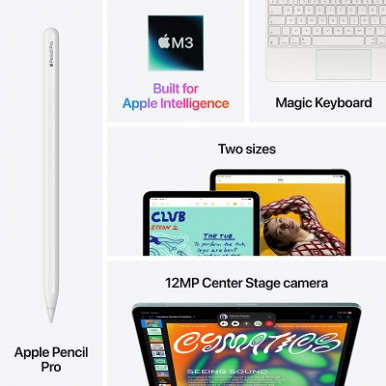 Планшет Apple iPad Air 11" 2025 M3 WiFi 256GB Purple (MCA64TY/A)-18-зображення