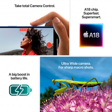 СМАРТФОН IPHONE 16 PLUS WHT 256GB-CAM-19-зображення