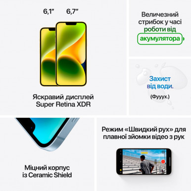 СМАРТФОН IPHONE 14 STARLIGHT 256GB-RUB-45-зображення