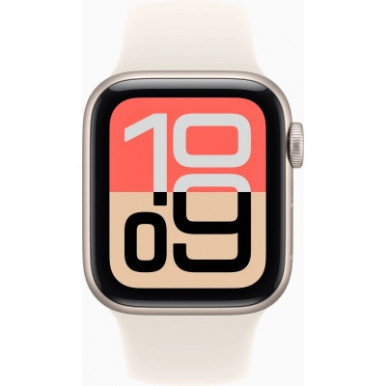 Смарт-годинник Apple Watch SE 3 GPS 40mm Starlight Aluminium Case with Starlight Sport Band - M/L (MEH54RK/A)-4-зображення
