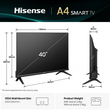 LED-телевизор Hisense 40A4Q-7-изображение