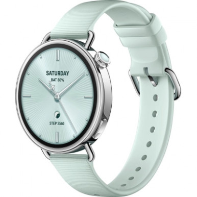 Смарт-годинник Xiaomi Watch S4 41mm Fluororubber Strap Мятно-зелений BHR080CGL (1166773)-4-зображення