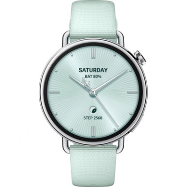 Смарт-годинник Xiaomi Watch S4 41mm Fluororubber Strap Мятно-зелений BHR080CGL (1166773)-5-зображення