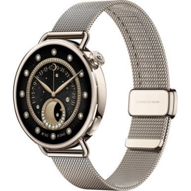 Смарт-годинник Xiaomi Watch S4 41mm Milanese Strap (Sunset Gold) Золотий BHR07VWGL (1170643)-4-зображення