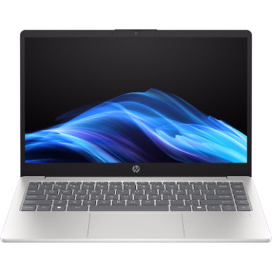 Ноутбук HP 14-hc0000ua 14" FHD IPS AG, Intel U7-255U, 16GB, F1024GB, UMA, DOS, сріблястий-6-зображення