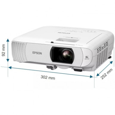 Проєктор домашнього кінотеатру Epson EH-TW840 FHD, 4000 lm, 1.21-1.45, WiFi-10-зображення