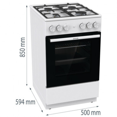Плита газова Gorenje GG 5A11 WF-19-зображення