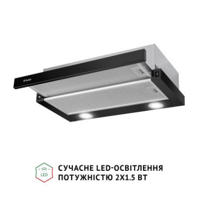 Витяжка кухонна Perfelli TL 602 BL LED-18-зображення