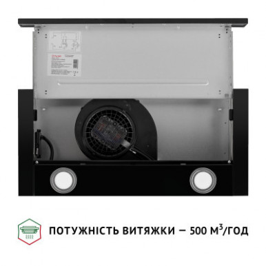 Витяжка кухонна Perfelli TL 602 BL LED-22-зображення