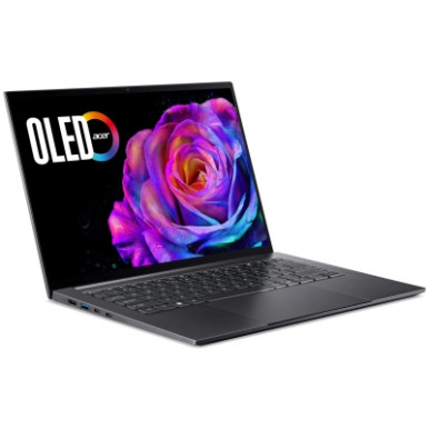 Ноутбук Acer Swift X 14 SFX14-73G 14.5" 2.8K OLED, Intel U7-255H, 16GB, F1TB, NVD5050-8, Win11, серый-14-изображение