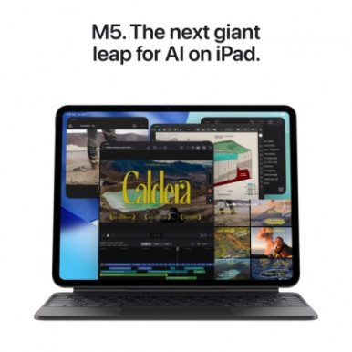 Планшет Apple iPad Pro 13" M5 Wi‑Fi + Cellular 256GB with standard glass - Space Black (ME7W4TY/A)-12-изображение
