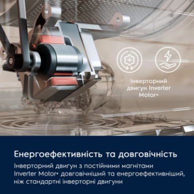 Пральна машина Electrolux фронтальна, 6кг, 1200, A, 41см, дисплей, інвертор, білий-16-зображення