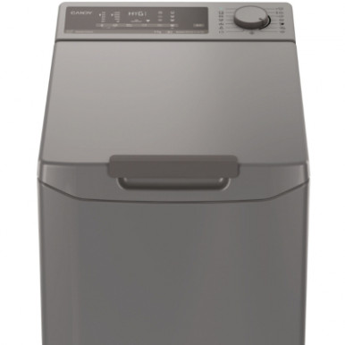 Пральна машина Candy вертикальна, 7кг, 1200, A+++, 60см, дисплей, cріблястий-17-зображення