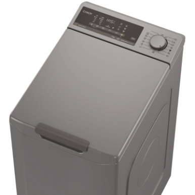 Пральна машина Candy вертикальна, 7кг, 1200, A+++, 60см, дисплей, cріблястий-18-зображення