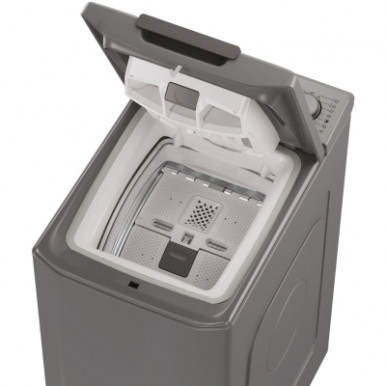 Пральна машина Candy вертикальна, 7кг, 1200, A+++, 60см, дисплей, cріблястий-19-зображення