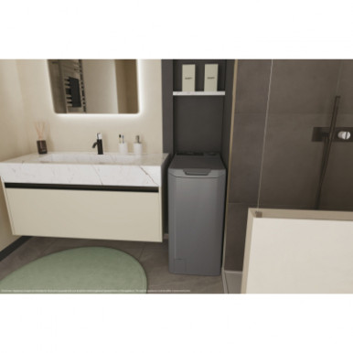 Пральна машина Candy вертикальна, 7кг, 1200, A+++, 60см, дисплей, cріблястий-21-зображення