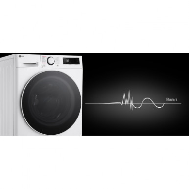 Пральна машина LG фронтальна, 11кг, 1400, A, 57см, дисплей, пара, інвертор, білий-28-зображення