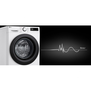 Пральна машина LG фронтальна, 11кг, 1400, A, 57см, дисплей, пара, інвертор, білий-28-зображення