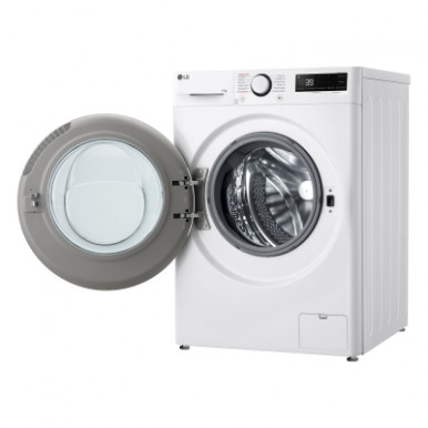 Пральна машина LG фронтальна, 10кг, 1400, A, 57см, дисплей, пара, інвертор, білий-35-зображення