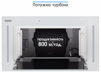Витяжка Eleyus GEMINI 800 LED 52 WH-20-зображення