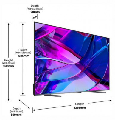 Телевізор HISENSE 100U7KQ-26-изображение