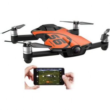 Квадрокоптер Wingsland S6 GPS 4K Pocket Drone 2Batteries Orange-17-изображение