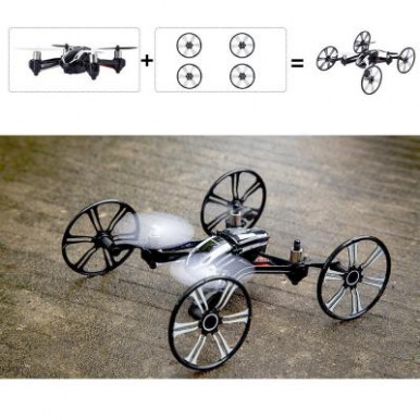 Квадрокоптер Udirc U841 NANO RX4 3-в-12 125 мм HD камера (U841 Black)-19-изображение