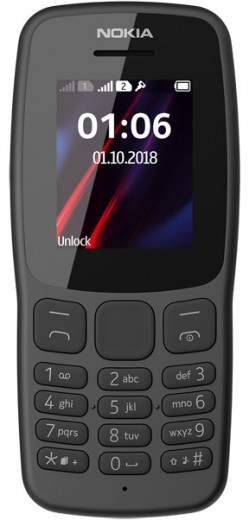 Моб.телефон Nokia 106 DS Grey-3-изображение