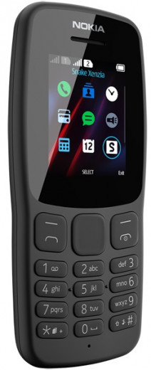 Моб.телефон Nokia 106 DS Grey-5-зображення