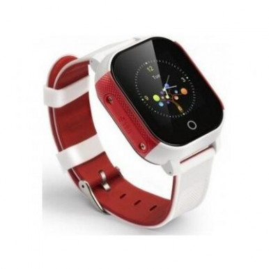 Смарт-часы GoGPS К23 white/red Детские телефон-часы с GPS треккером (K23WHRD)-3-изображение