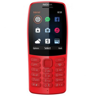 Моб.телефон Nokia 210 red-8-изображение