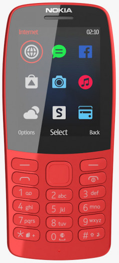 Моб.телефон Nokia 210 red-7-изображение