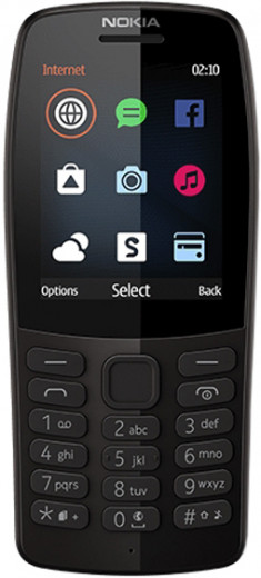 Моб.телефон Nokia 210 black-3-изображение