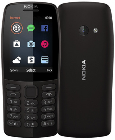 Моб.телефон Nokia 210 black-4-изображение