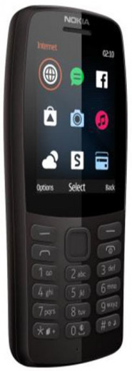 Моб.телефон Nokia 210 black-5-зображення