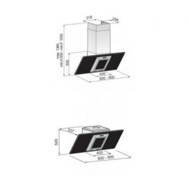 Вытяжка кухонная ZIRTAL R PANDA 90 1S2HE (R PANDA 90)-3-изображение