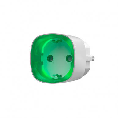 Розумна розетка з лічильником енергоспоживання Ajax Socket біла-3-зображення