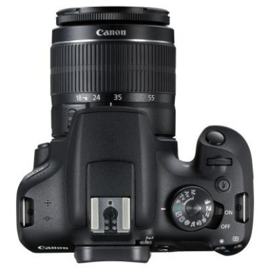 Фотоапарат Canon EOS 2000D + об`єктив 18-55 IS II + сумка SB130 + картка пам`яти SD-10-зображення